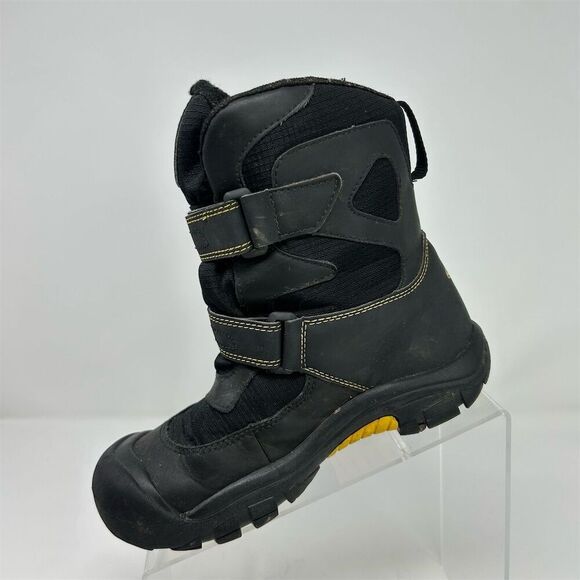 Keen Kids Kalamazoo High Winter Warm Snow Boots Black Size 4Y Boys Outdoors - Picture 3 of 14